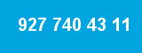 927 740 43 11